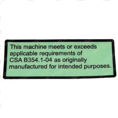 Picture of Decal Csa