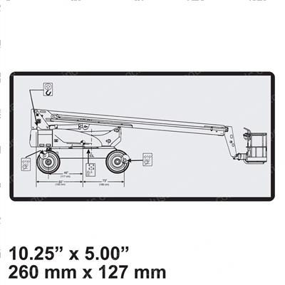 Picture of Decal  Lift Diagram