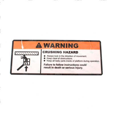 Picture of Decal Crushing Plf