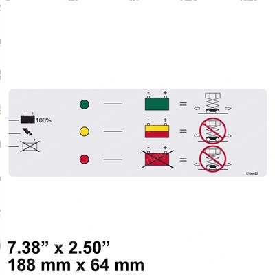 Picture of Decal  Bat  Chrg  Instr