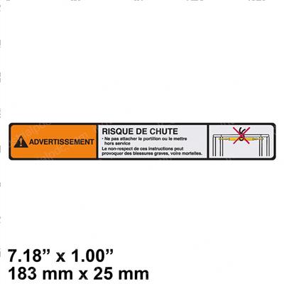 Picture of Decal  Drop Bar Fre