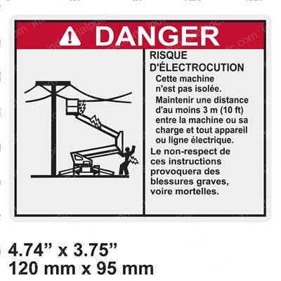 Picture of Decal - Danger Electr. (fr)