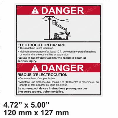 Picture of Decal - Danger Electrocution