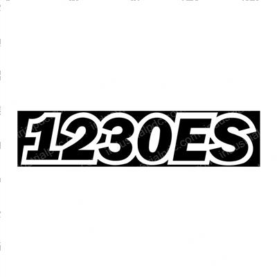 Picture of Decal - Model 1230es