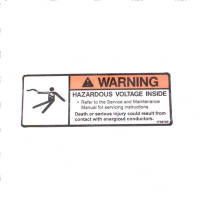 Picture of Decal  Voltage Warning