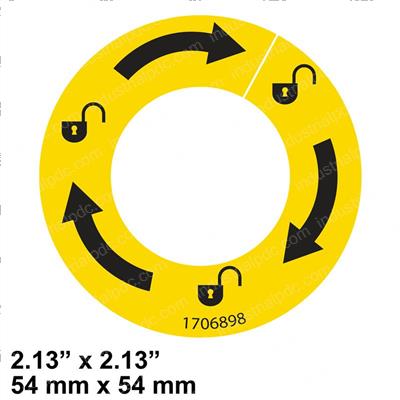 Picture of Decal Ems With Arrow