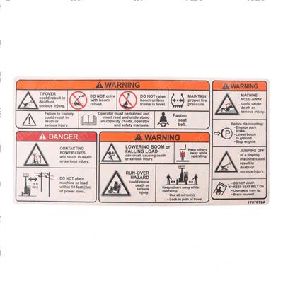 Picture of Decal- Warning Cab