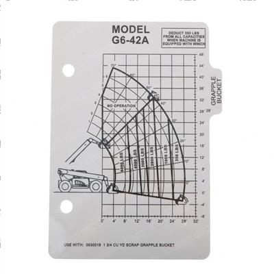 Picture of G6-42a Load Chart