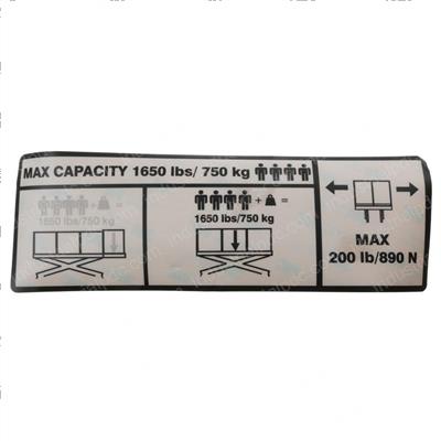 Picture of Decal/Capacity
