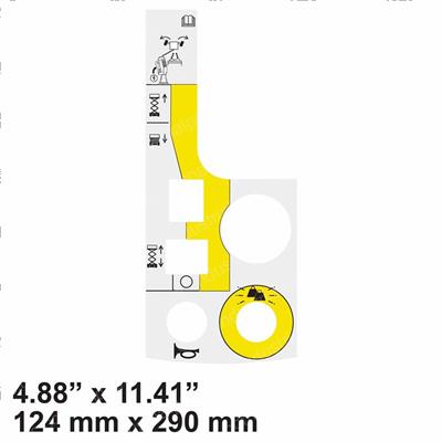 Picture of Decal - Platform Control Box