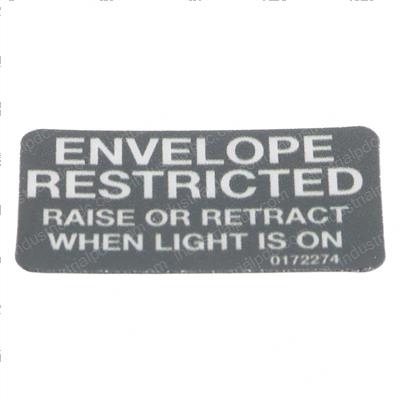 Picture of Decal - Envelope Restricted