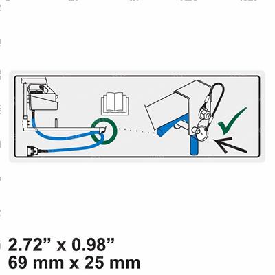 Picture of Decal - Platform Control Cable