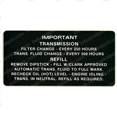 Picture of Decal - Transmission