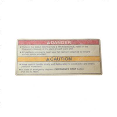 Picture of Decal - Caution Decal -