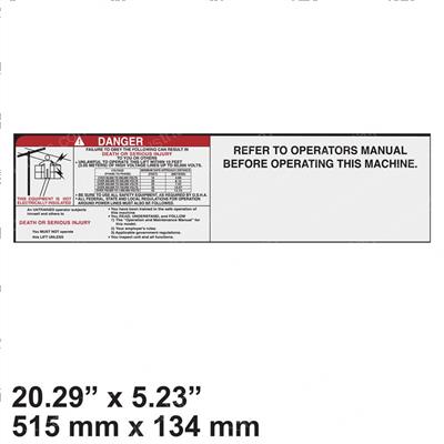 Picture of Decal - Danger