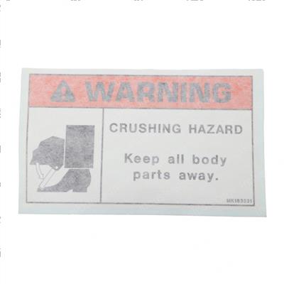 Picture of Decal- Foot Hazard