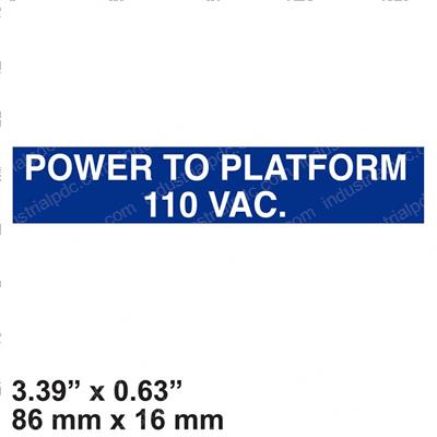 Picture of Decal - Power 110 Vac
