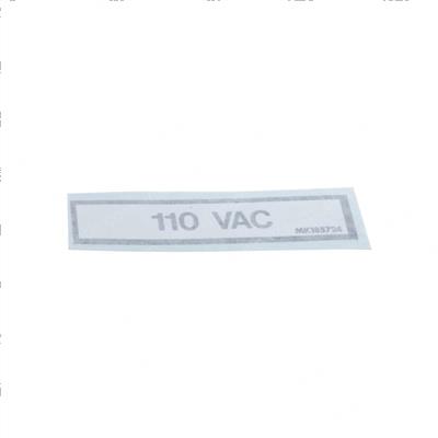 Picture of Decal - 110 Vac