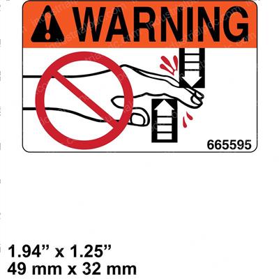 Picture of Decal - Pinch Point