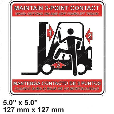 Picture of Decal - 3-Point Contact