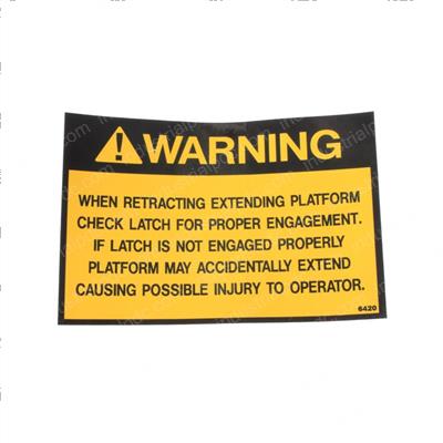 Picture of Decal - Extending Platform