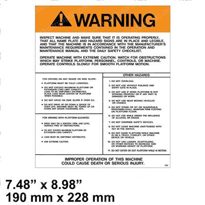 Picture of Decal - Caution