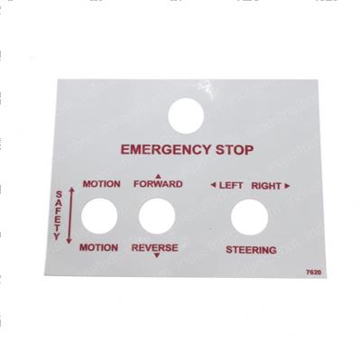 Picture of Decal - Upper Control Box Ee