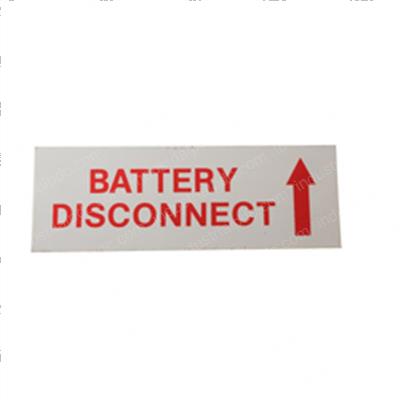 Picture of Decal - Battery Disconnect