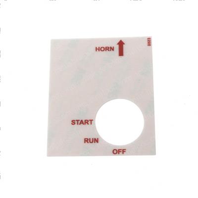 Picture of Decal - Control Box Startstop