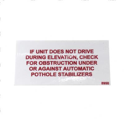 Picture of Decal - Pothole Obstruction