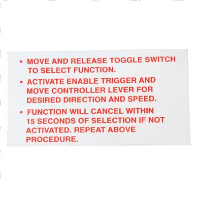 Picture of Decal - Control Joystick