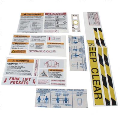 Picture of Decal Kit - Warning Info 2033es