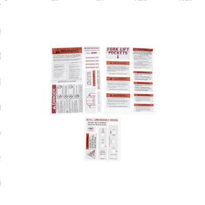 Picture of Decal Kit - Naro Warning Info