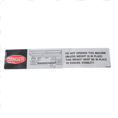 Picture of Decal - Danger Before Operate