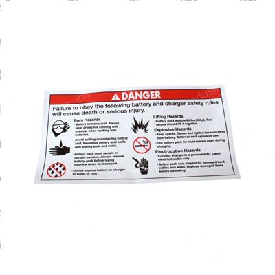 Picture of Decal Danger-Battery Safety