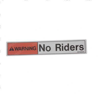Picture of Decal - No Riders