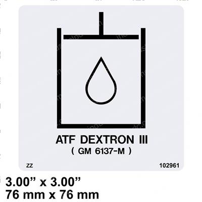 Picture of Decal - Hydraulic Oil Only