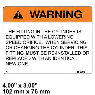 Picture of Decal - Orifice
