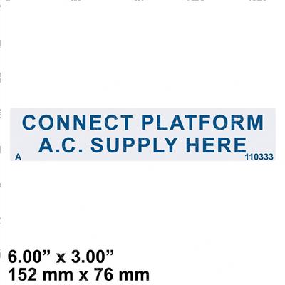 Picture of Decal - 110v Ac Outlet