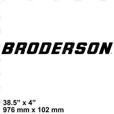 Picture of Decal - Broderson