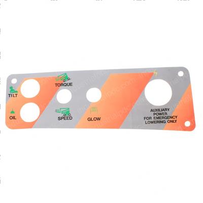 Picture of Decal - Upper Controls