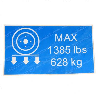 Picture of Decal - Wheel 1385lbs