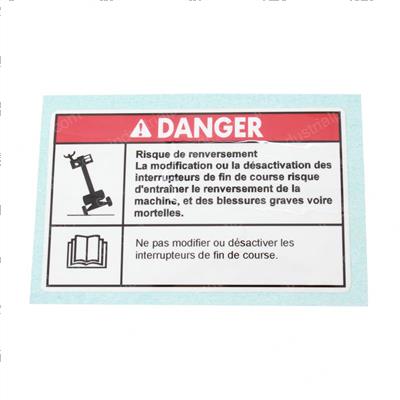 Picture of Decal Danger Do Not Alter Swtc