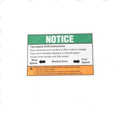 Picture of Decal 2 Spd.winch