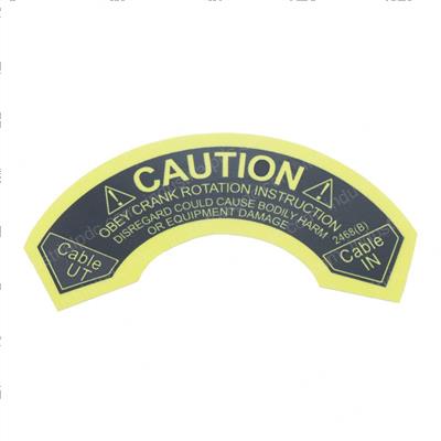 Picture of Decal Caution Rotation