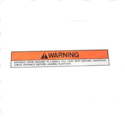 Picture of Decal Label Floor Load Gr12