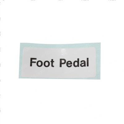 Picture of Decal Label Foot Pedal