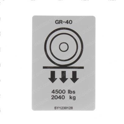 Picture of Decal - Wheel Load S-40