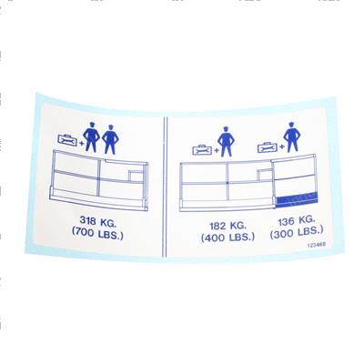 Picture of Label Pltf Cap 700 400/300