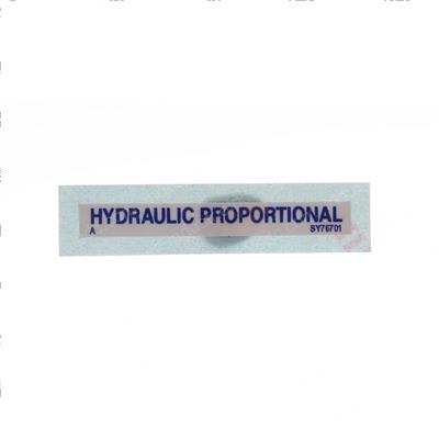 Picture of Decal - Hyd. Proportional